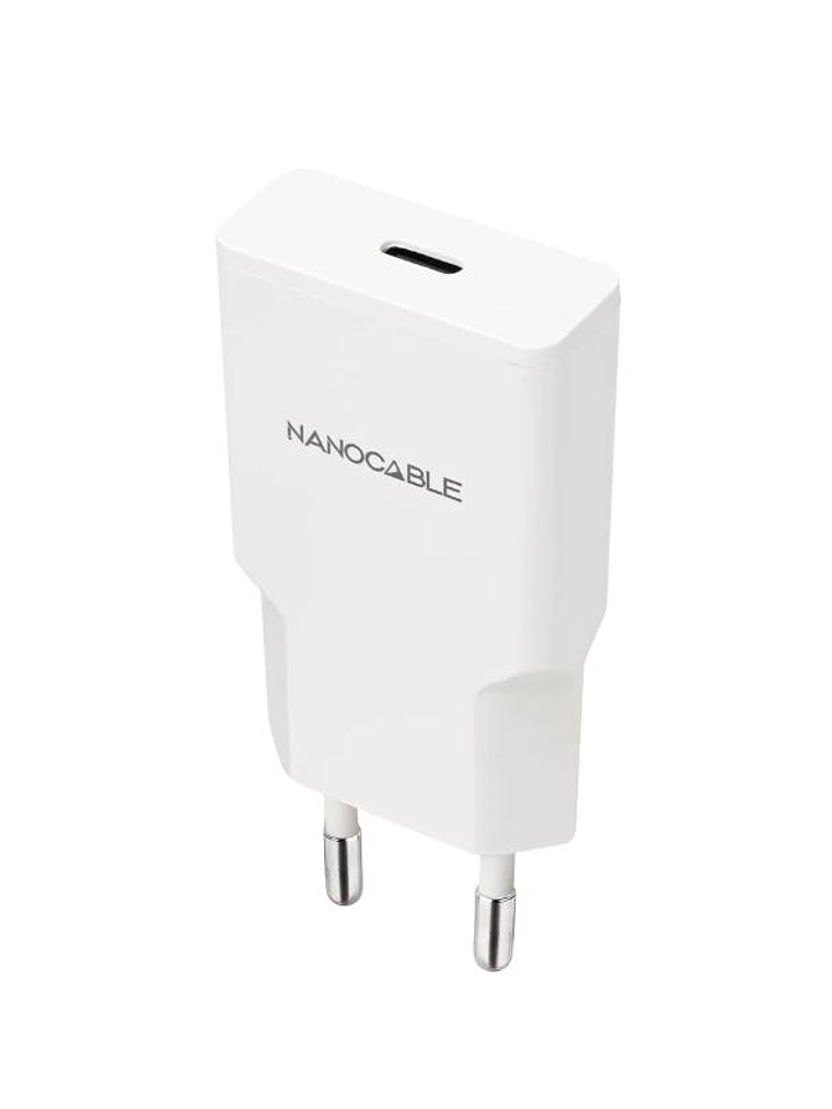 Nanocable Cargador USB-C/PD 30W   Blanco 1
