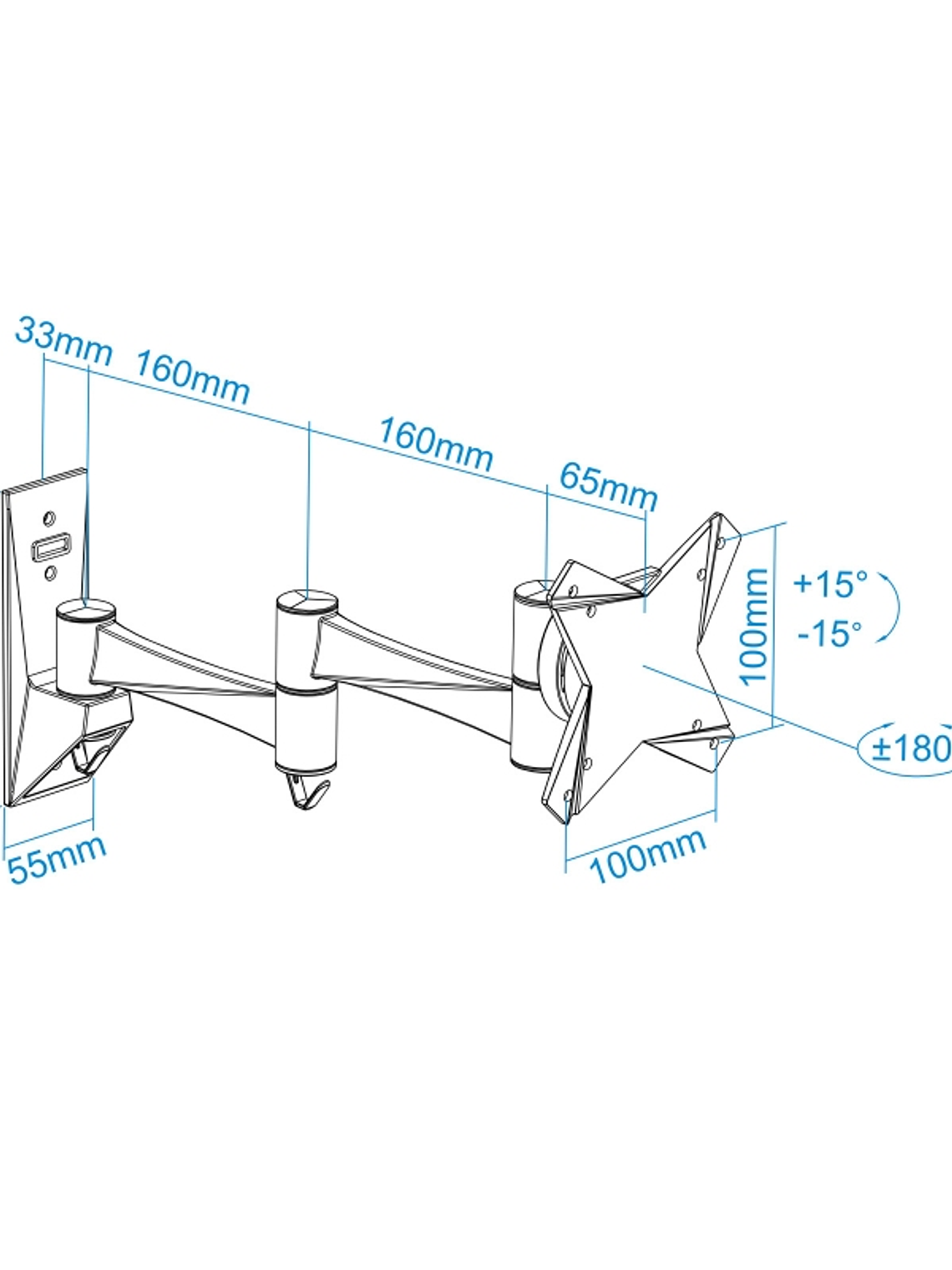 Tooq LP2323TN-B Soporte TV 13