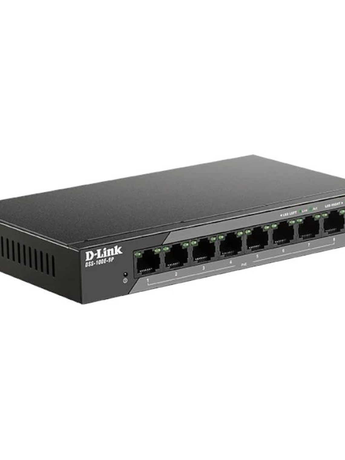D-Link DSS-100E-9P Switch 9x10/100 LR PoE Surveill 2