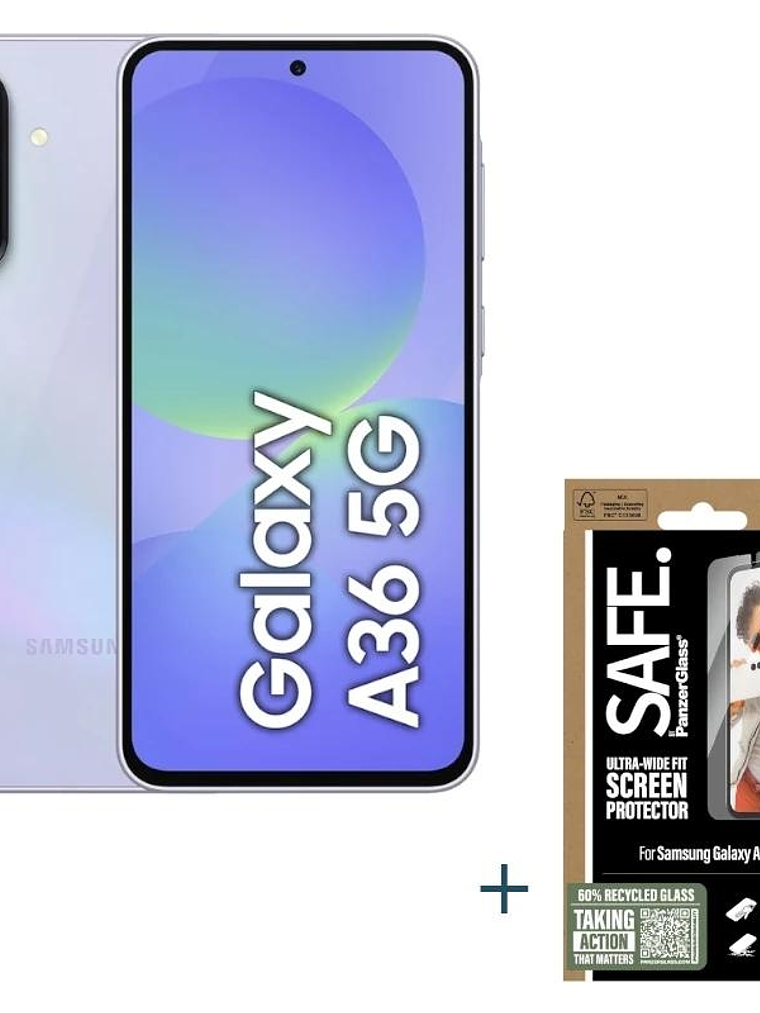 Samsung Galaxy A36 256GB 8GB Lavander+Prot SAFE 1
