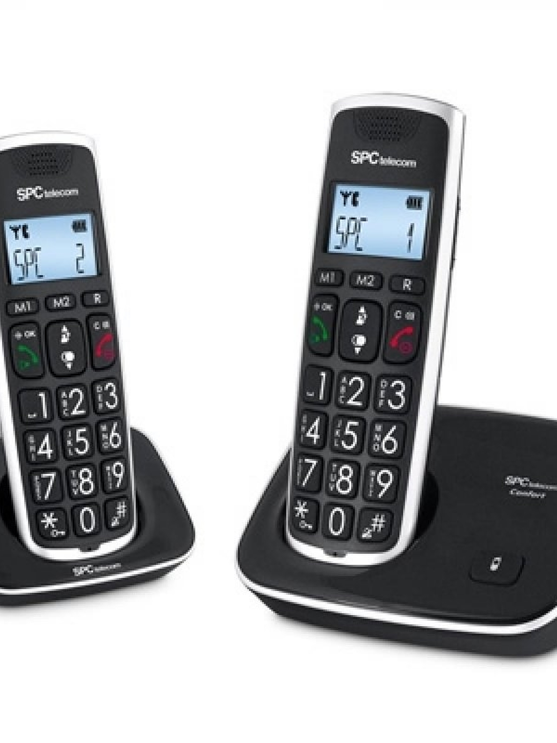 SPC 7609N Telefono DECT COMFORT KAISER DUO Negro 1