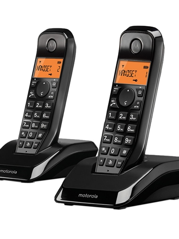 MOTOROLA S1202 Telefono DECT DUO Negro 1