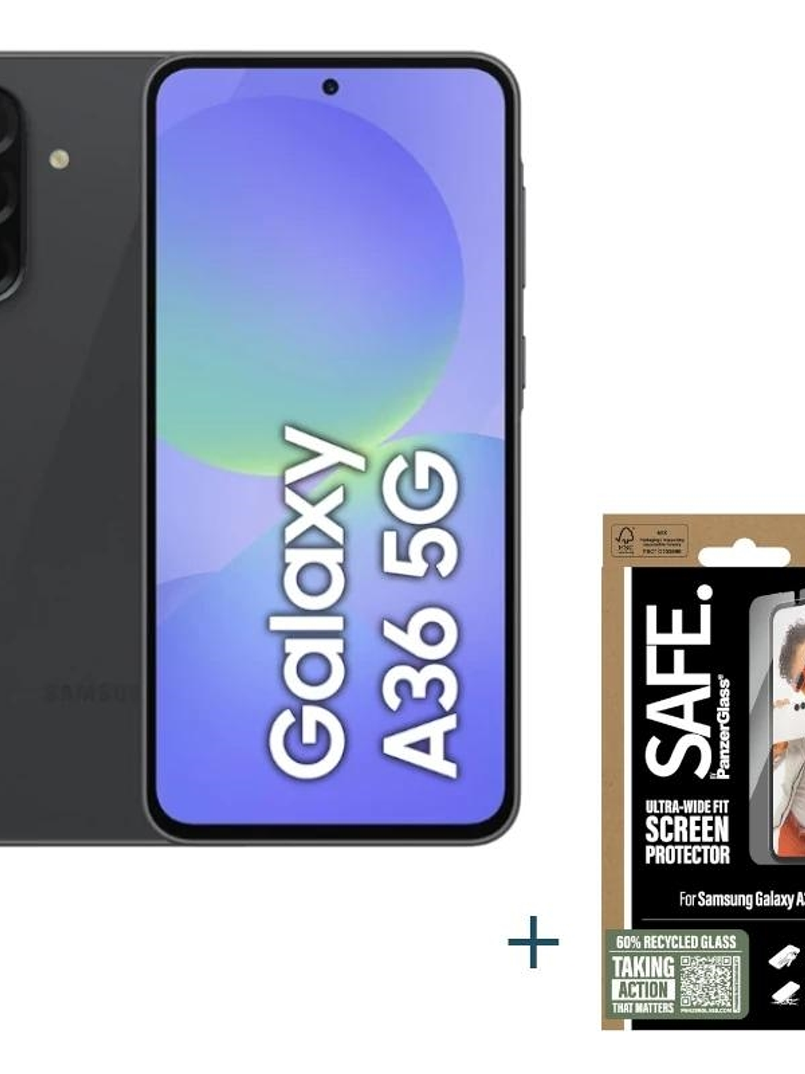 Samsung Galaxy A36 EE 256GB 8GB Black+Prot SAFE 1