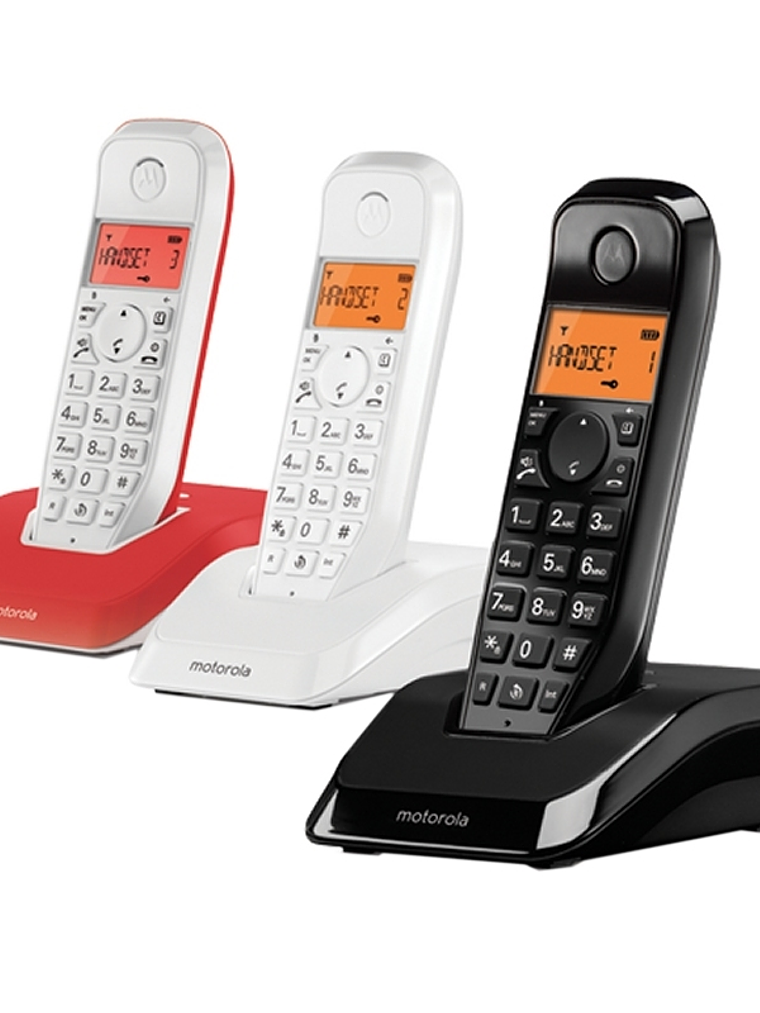 MOTOROLA S1203 Telefono DECT TRIO Colores 1