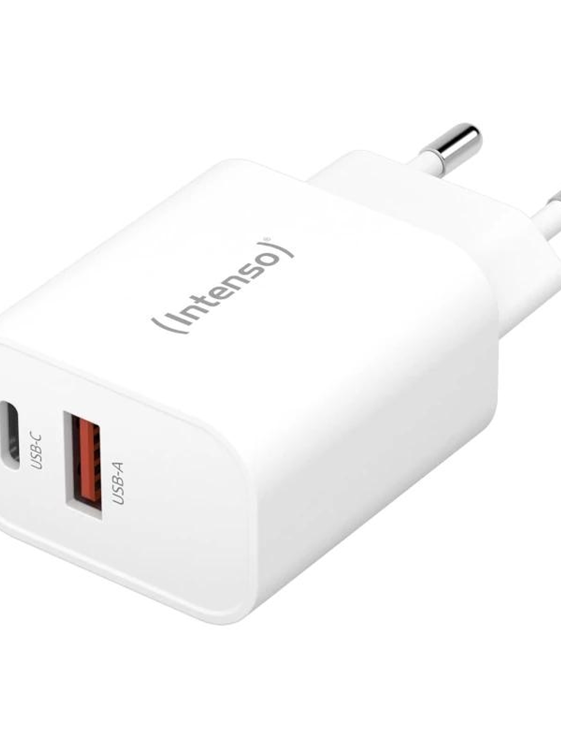 Intenso | Cargador pared W30AC|USB-A y C Negro 1