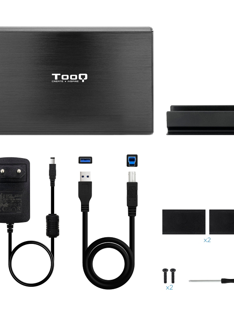 TooQ TQE-3531B Caja HDD 3.5