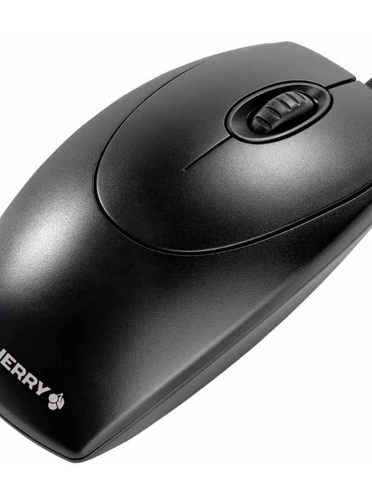 Cherry Ratón óptico Negro PS/2-USB 1