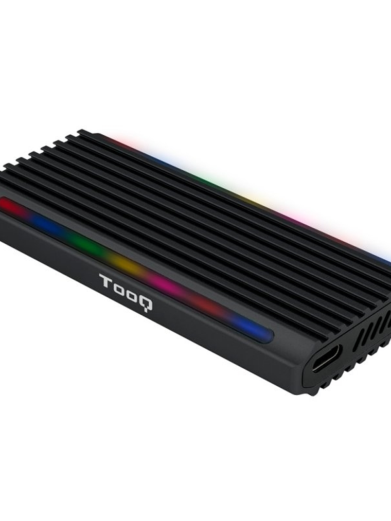 Tooq Caja Externa SSD M.2 NGFF/NVMe USB-C Negro 1
