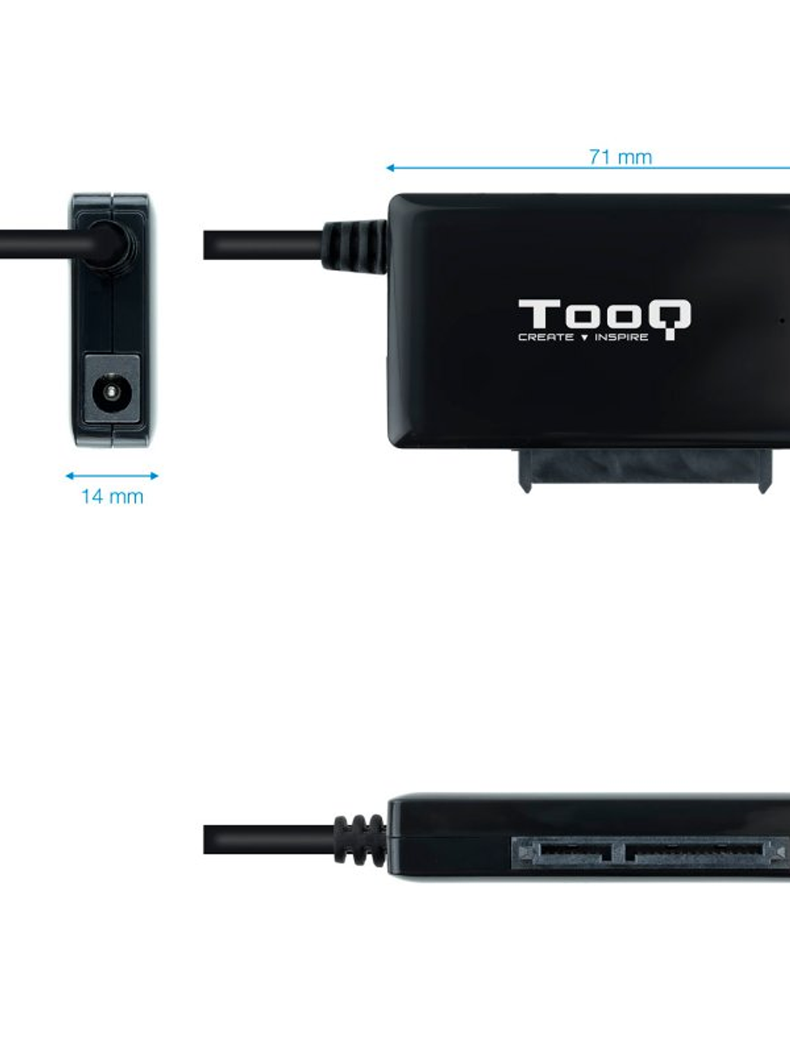 Tooq Adaptador USB 3.0 para discos 2,5