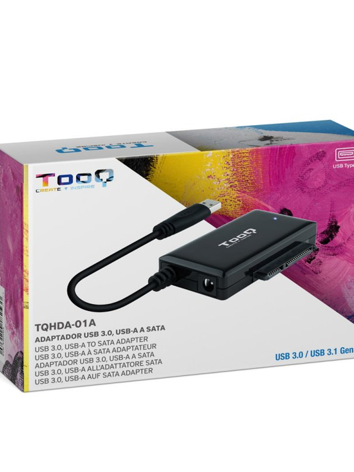 Tooq Adaptador USB 3.0 para discos 2,5