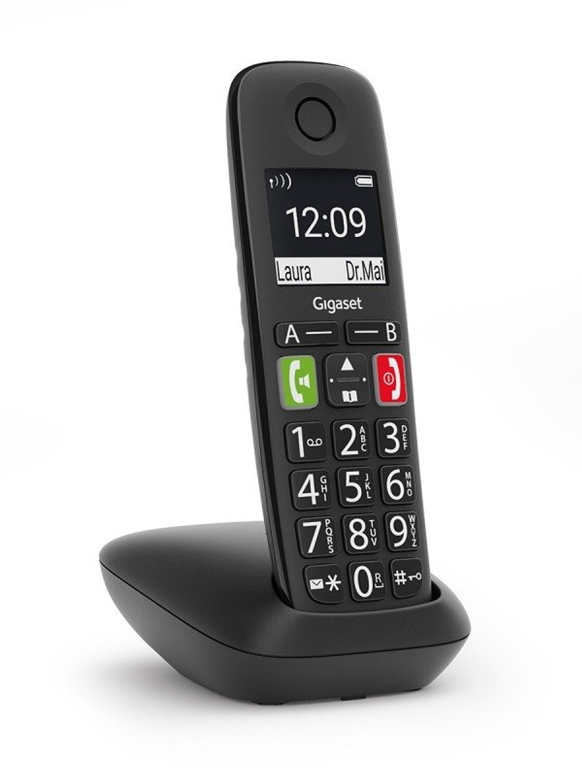 Gigaset E290 Inalámbrico DECT Duo Negro 1