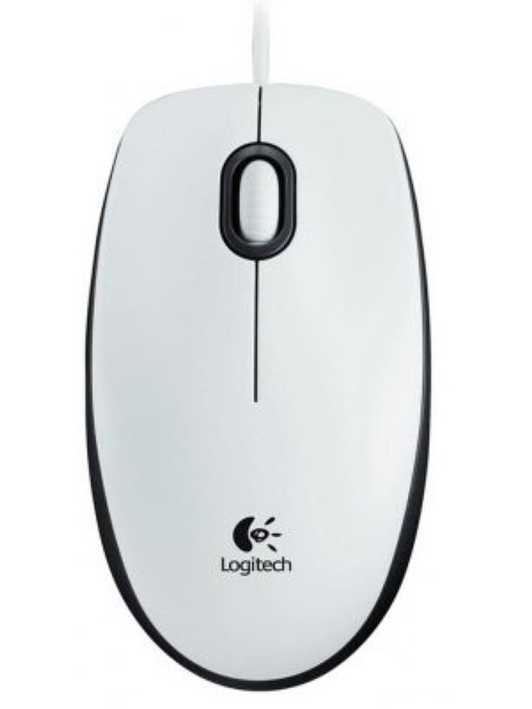 Logitech B100 Ratón Blanco OEM 1