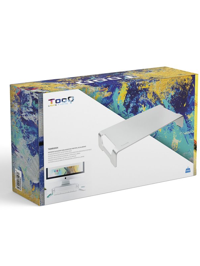 Tooq Soporte elevador monitor/portátil de aluminio 3