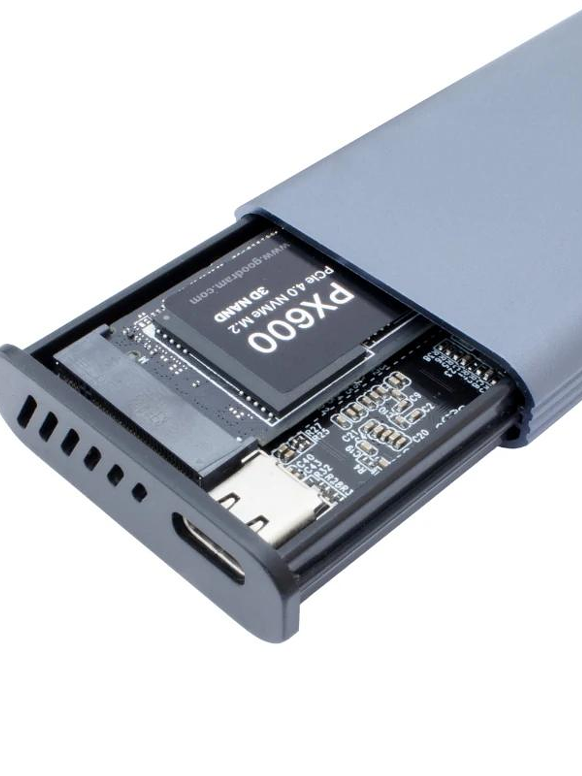 Coolbox CAJA SSD M.2 NVME/SATA LCD MINICHASE PS32 3