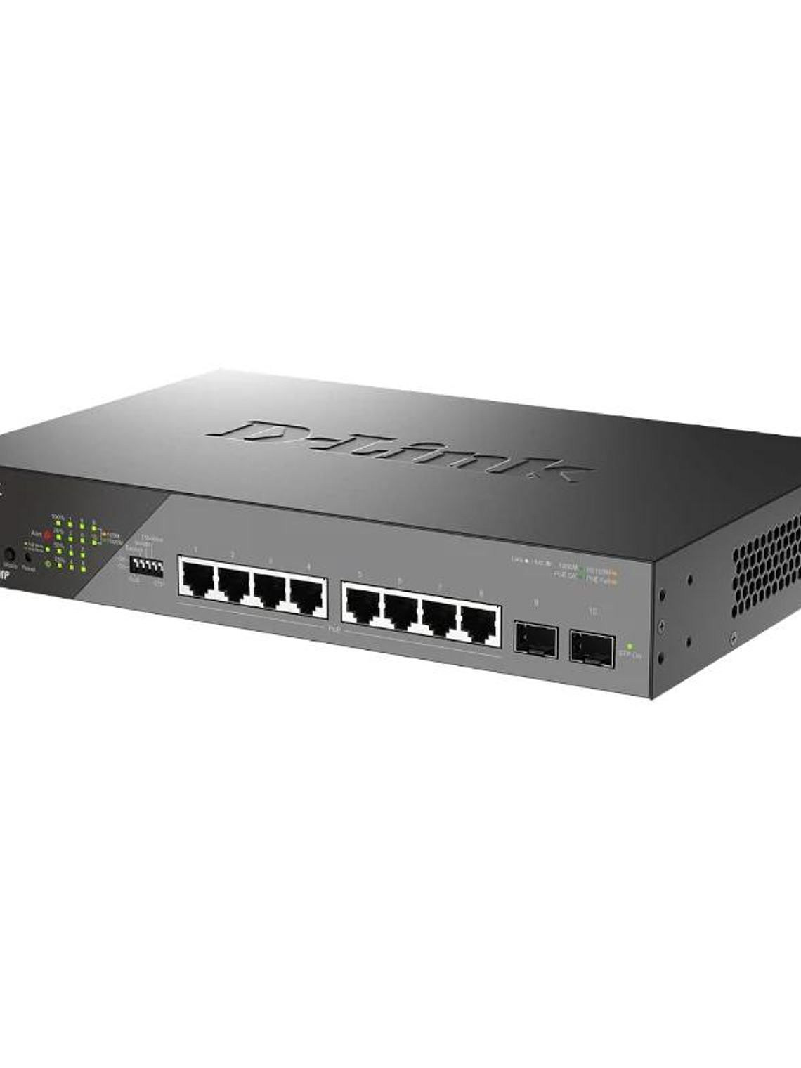 D-Link DSS-200G-10MP Switch 8xGbE PoE 2xSFP LR 3