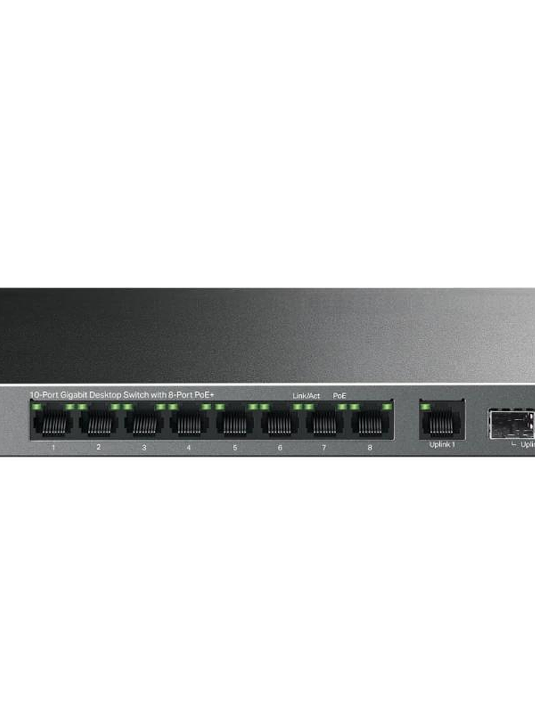 TP-Link LS1210GP Switch 8xG PoE+ 1xGb 1xSFP 61W 4
