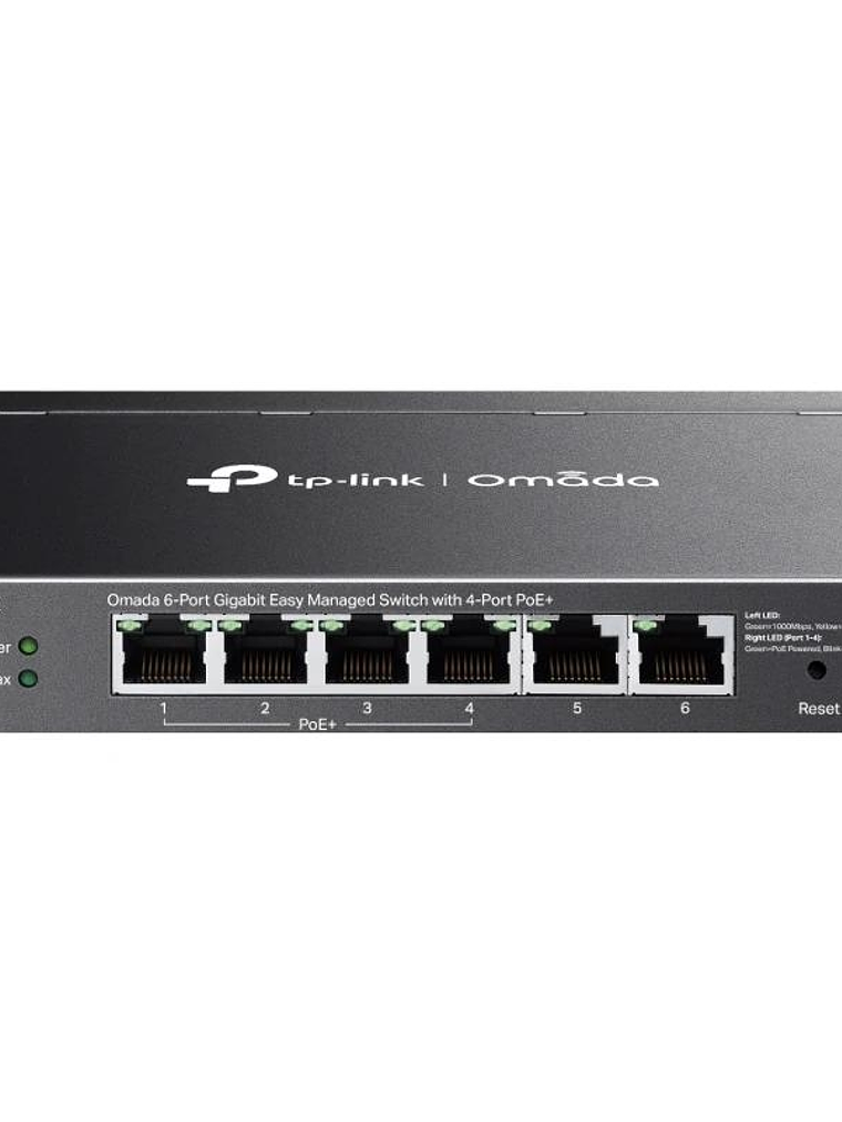TP-Link ES206GP Switch 4xGb PoE+ 2xGb 65W Desktop 1