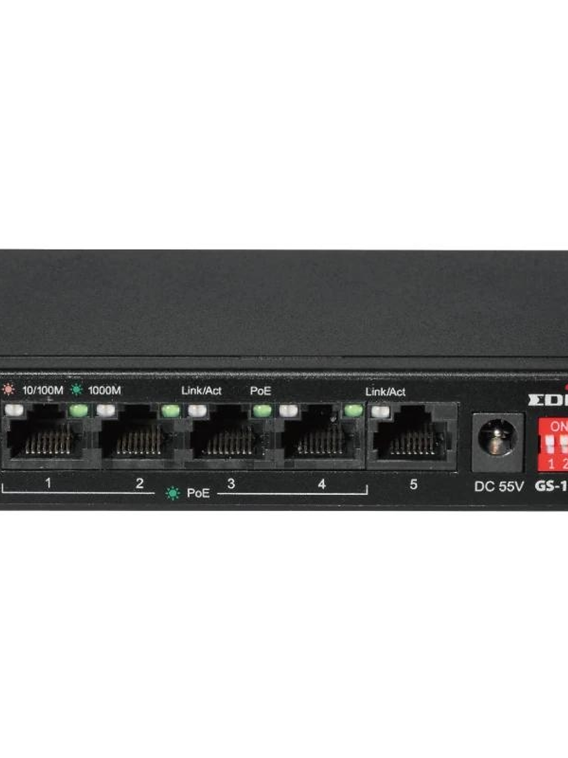 Edimax GS-1105PE Swithc 5xGbE (4PoE+) LR 1