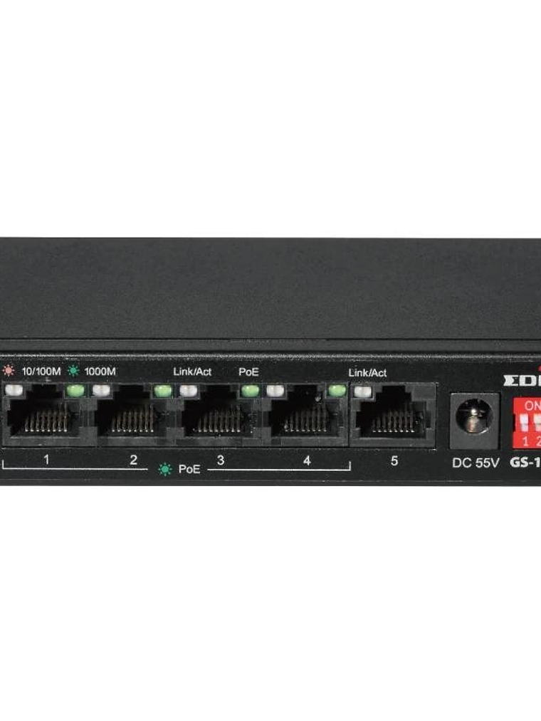 Edimax GS-1105PE Swithc 5xGbE (4PoE+) LR 1