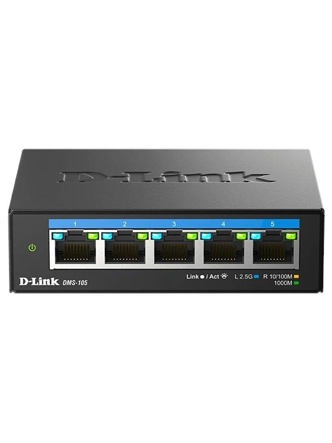 D-Link DMS-105 5x2.5MGb Unmanaged Switch 1