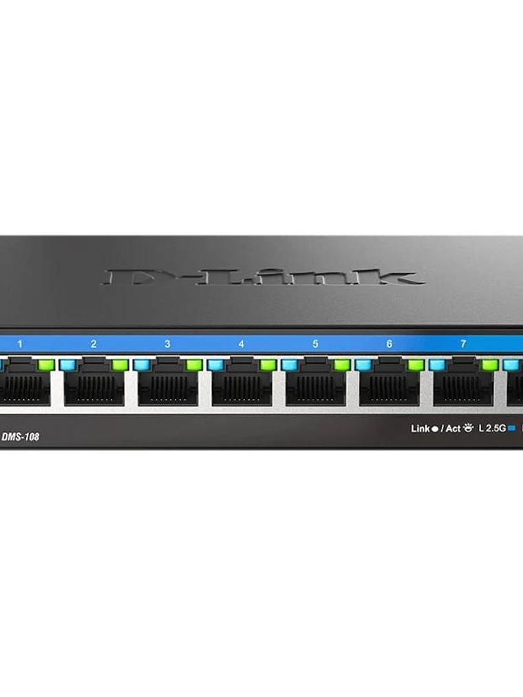 D-Link DMS-108 8x2.5MGb Unmanaged Switch 1