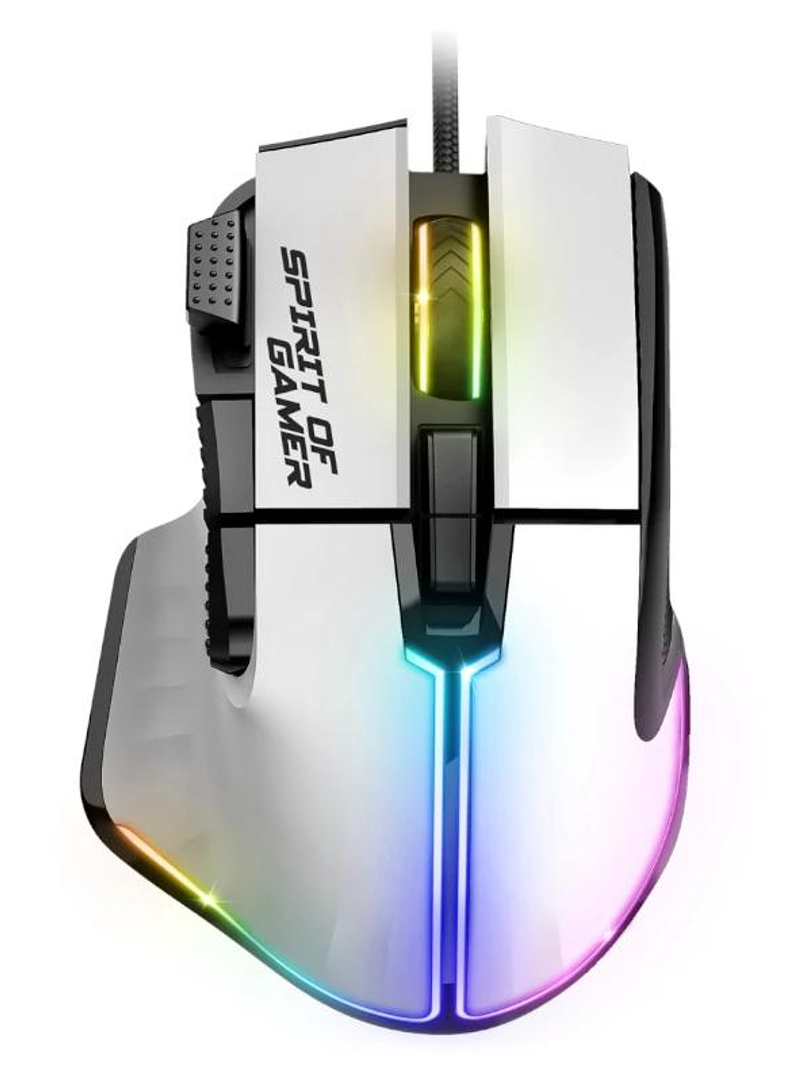 Spirit of Gamer Raton Souris Pro M5 Blanco 4