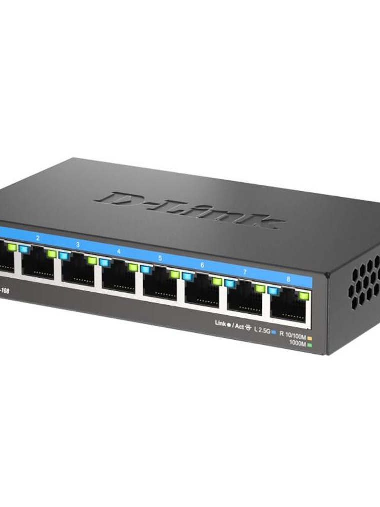 D-Link DMS-108 8x2.5MGb Unmanaged Switch 3
