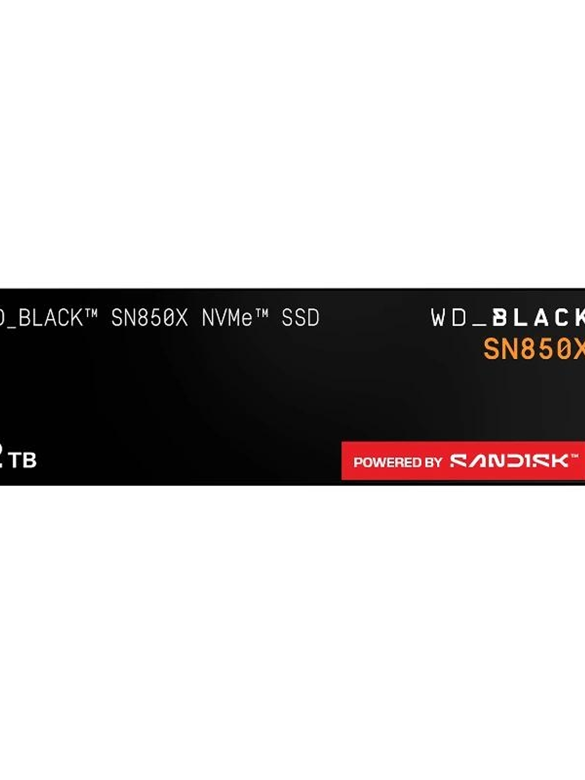 WD Black SN850X WDS200T2X0E SSD 2TB PCIe Gen4 NVMe 1