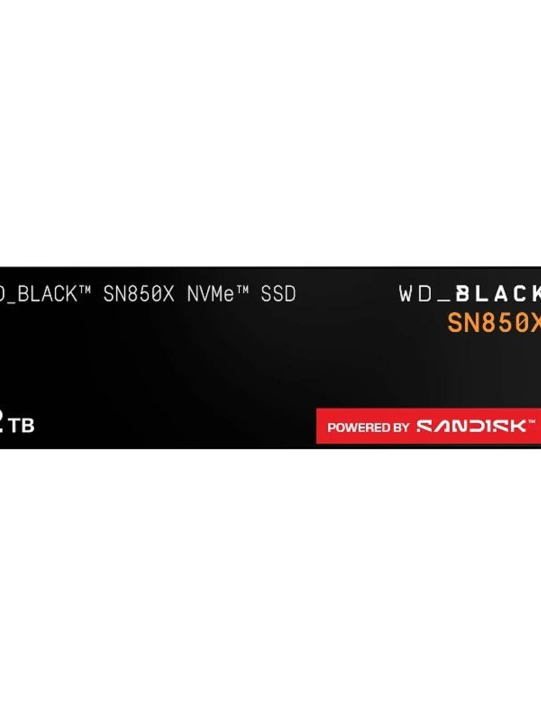 WD Black SN850X WDS200T2X0E SSD 2TB PCIe Gen4 NVMe 1