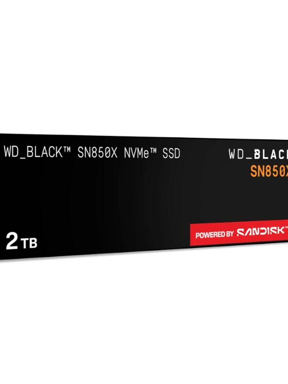 WD Black SN850X WDS200T2X0E SSD 2TB PCIe Gen4 NVMe 2
