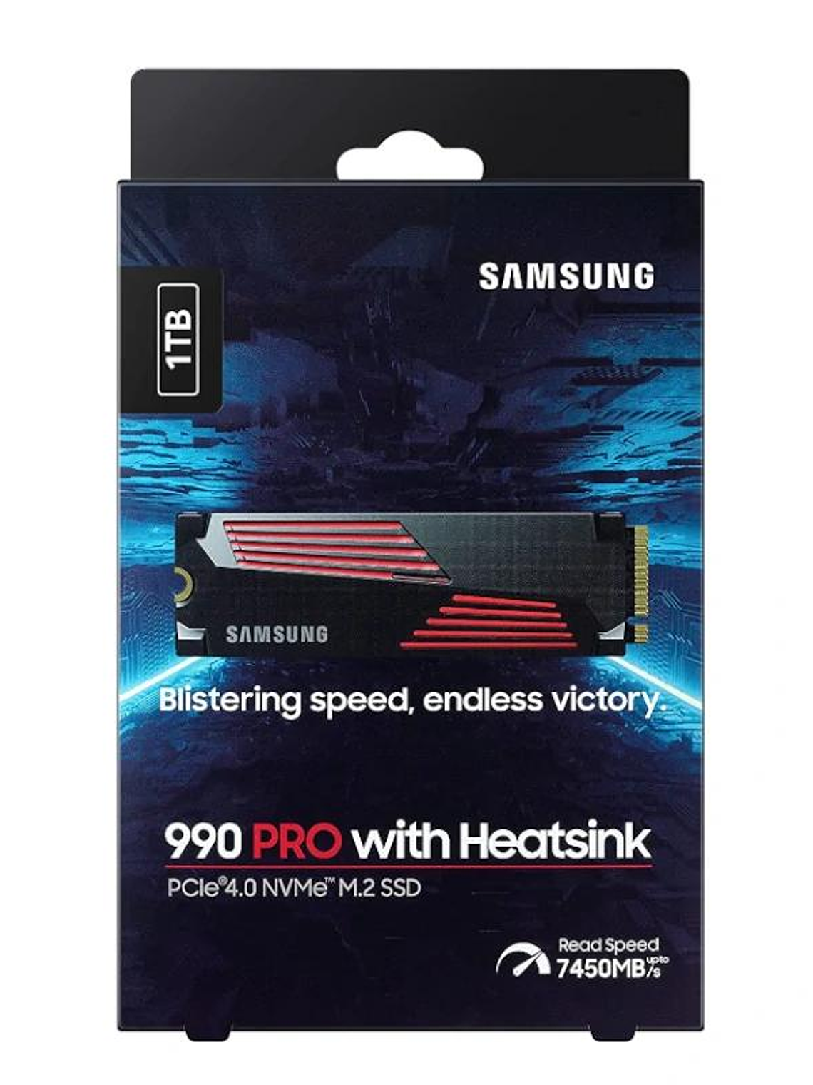 Samsung 990 PRO HeatSink SSD 1TB PCIe 4.0 NVMe M.2 3