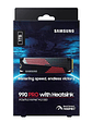 Samsung 990 PRO HeatSink SSD 1TB PCIe 4.0 NVMe M.2 - Miniatura 3