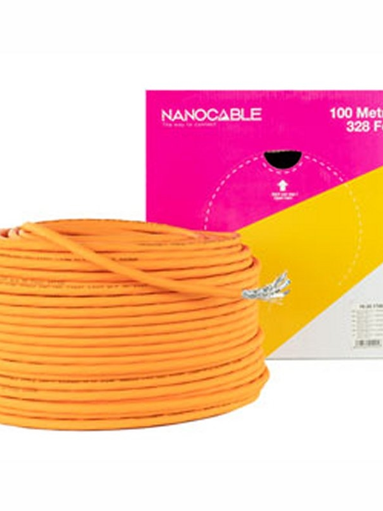 Nanocable Cable Red CAT7 CPR LSZH AWG23 100M 1