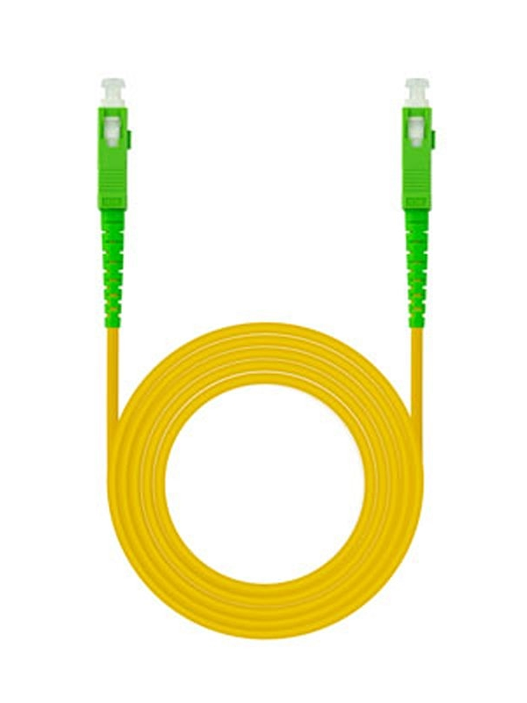 Nanocable Cable fibra SC/APC LSZH Amarillo 5m 1