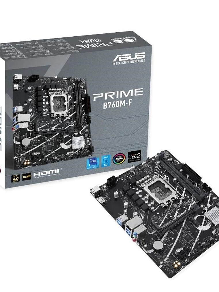 ASUS Placa Base PRIME B760M-F DDR5 mATX 1700 1