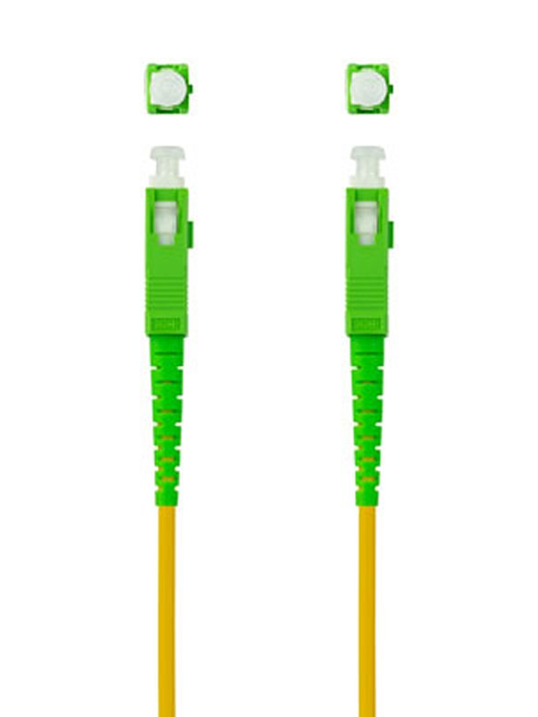 Nanocable Cable fibra SC/APC LSZH Amarillo 15m 3