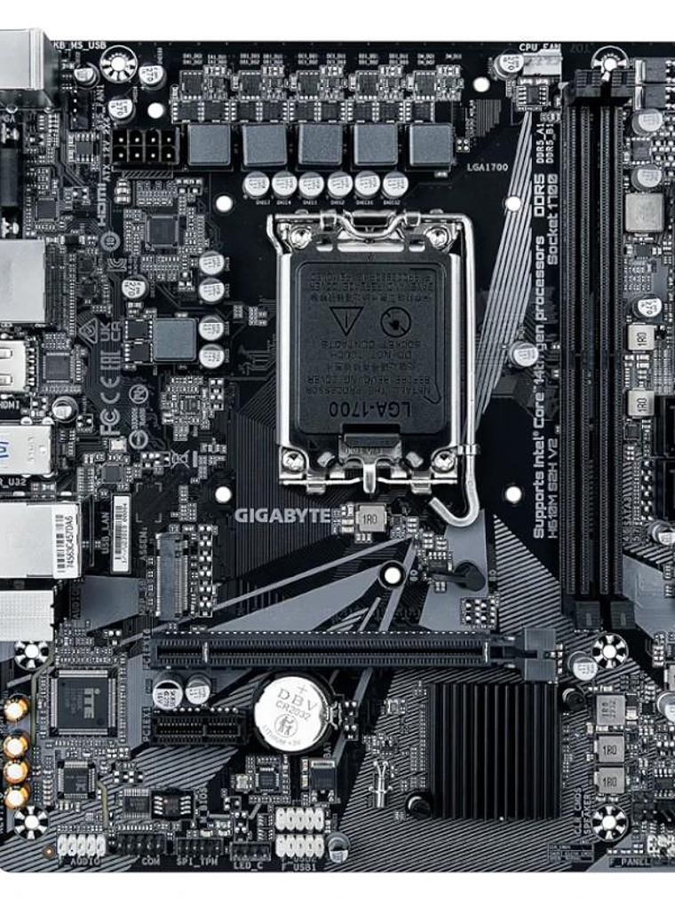 Gigabyte Placa Base H610M S2H V2 DDR5 mATX 1700 2