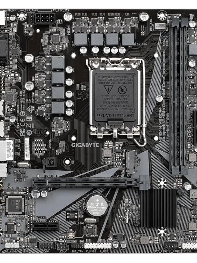 Gigabyte Placa Base H610M H V2 DDR5  mATX 1700 2