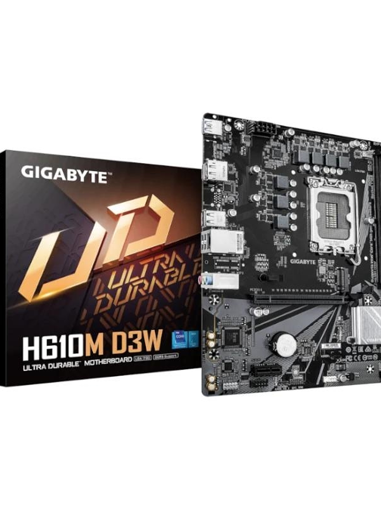 Gigabyte Placa Base H610M D3W DDR5 mATX 1700 1