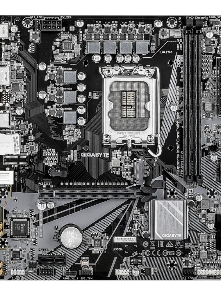 Gigabyte Placa Base H610M D3W DDR5 mATX 1700 2
