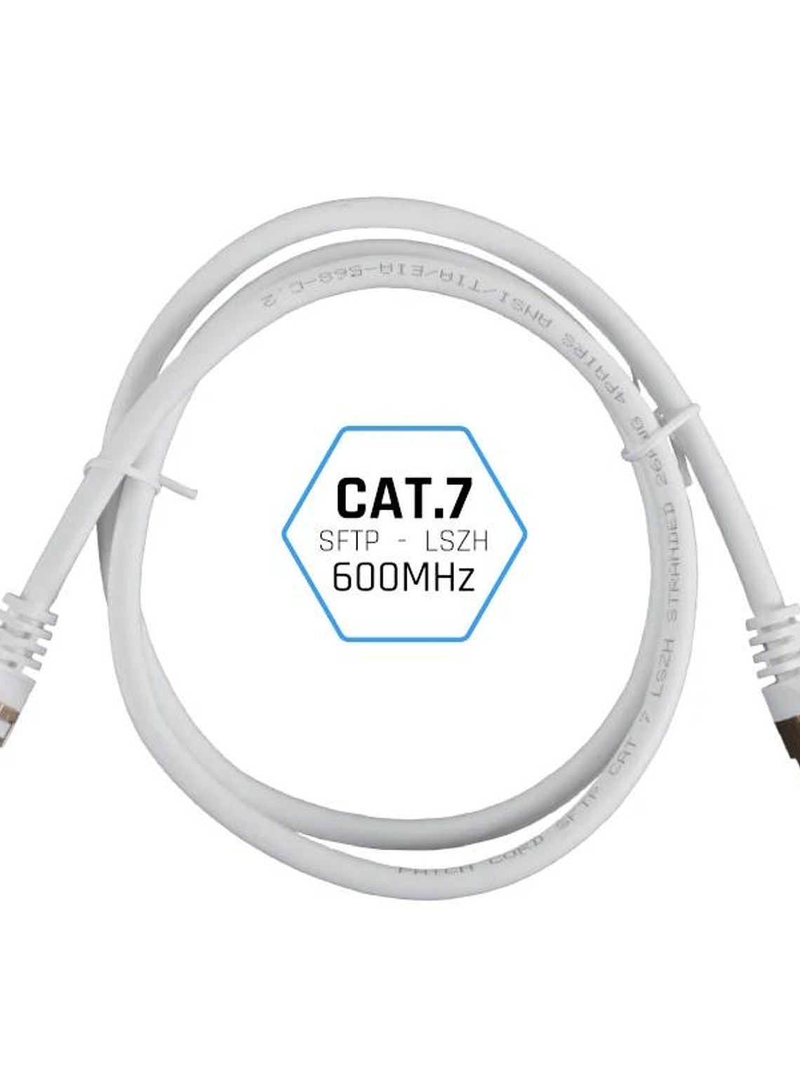 iggual Latiguillo CAT7 SFTP LSZH 10 metros blanco 2