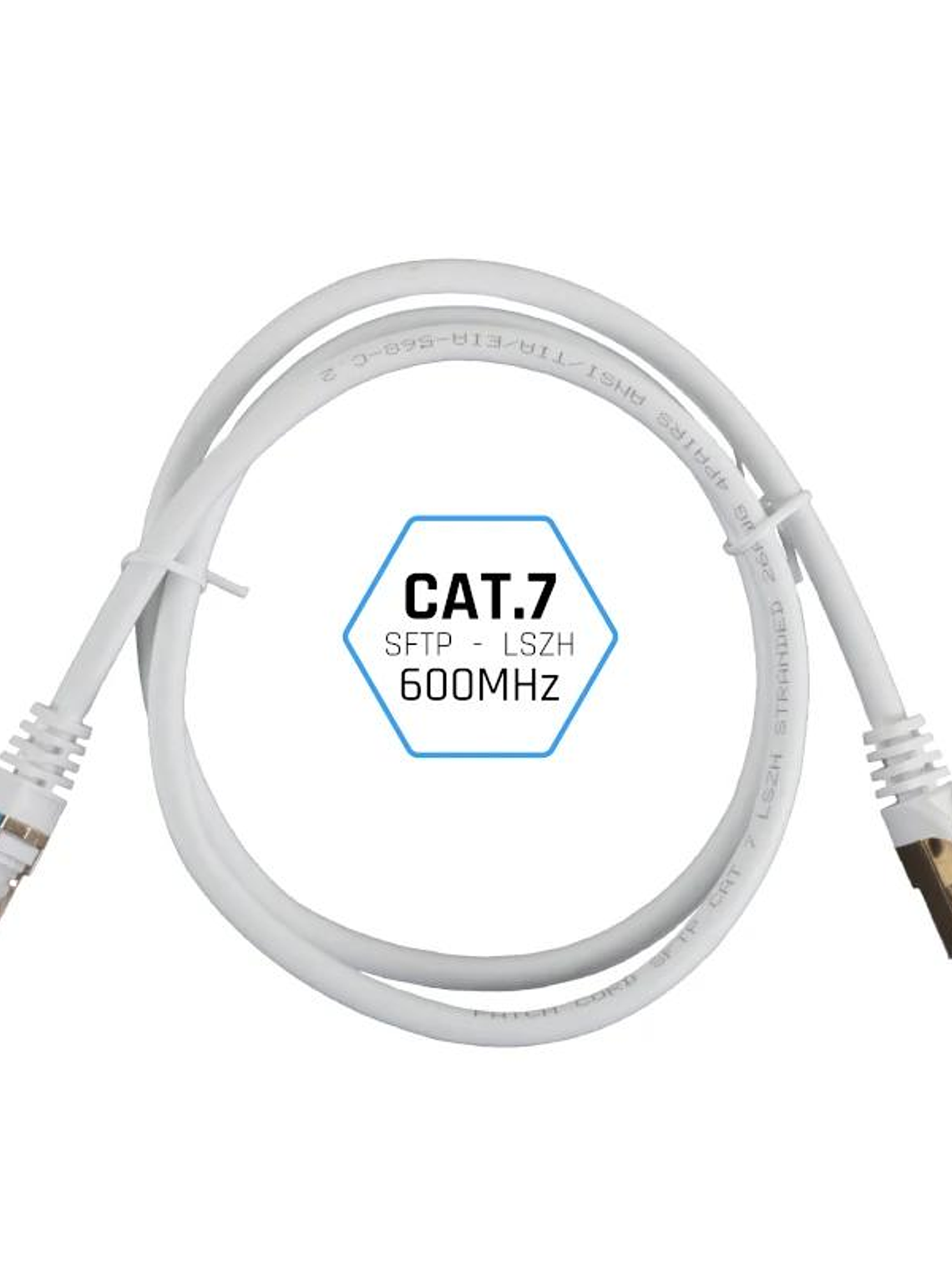 iggual Latiguillo CAT7 SFTP LSZH 15 metros blanco 2