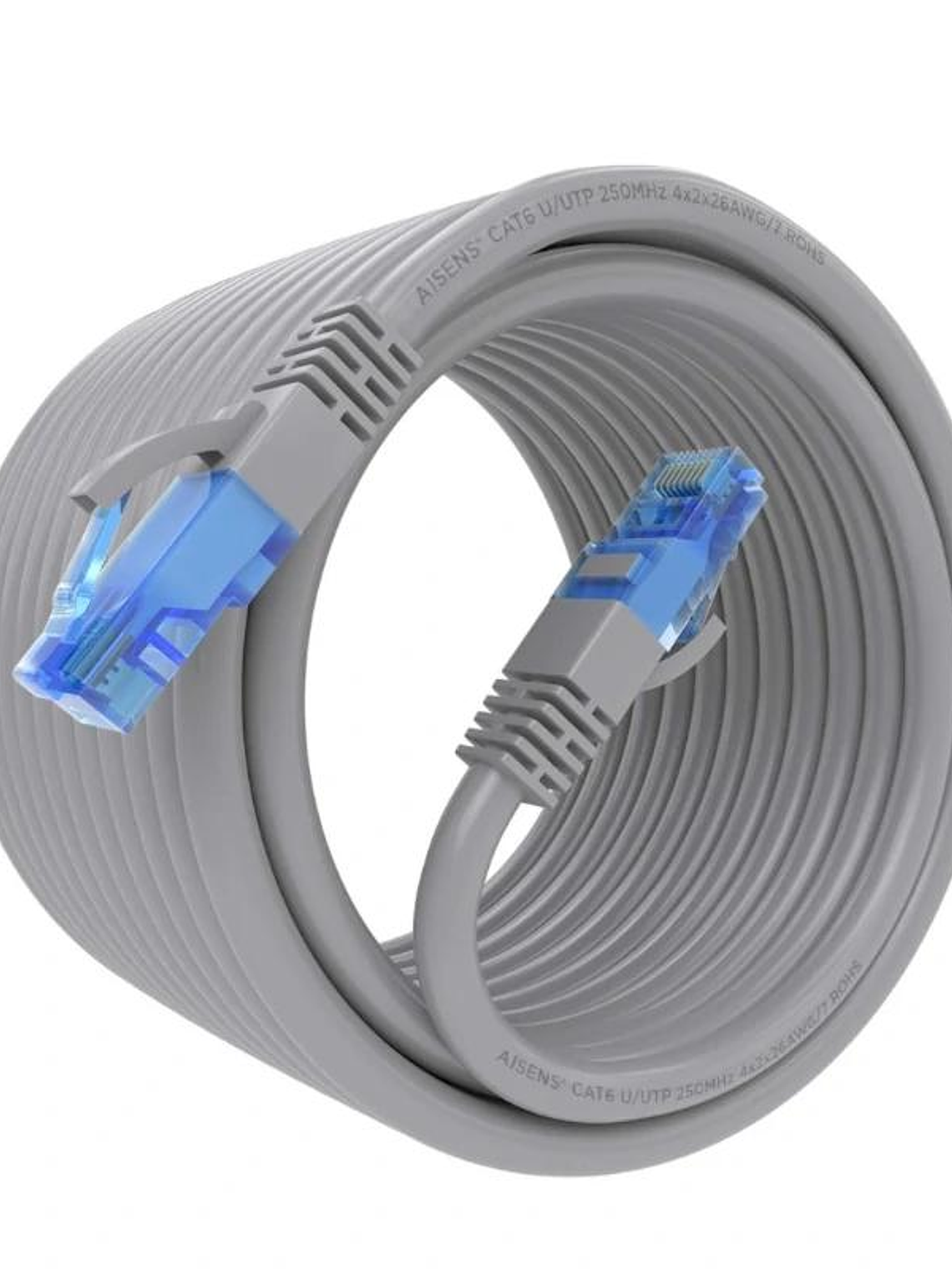 Aisens Cable RJ45 Cat.6 UTP AWG26 CCA Gris 10M 2