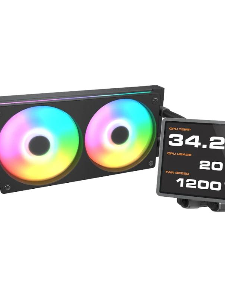 Cougar Ref. Liq Poseidon Vistek Pro ARGB 240 Black 2