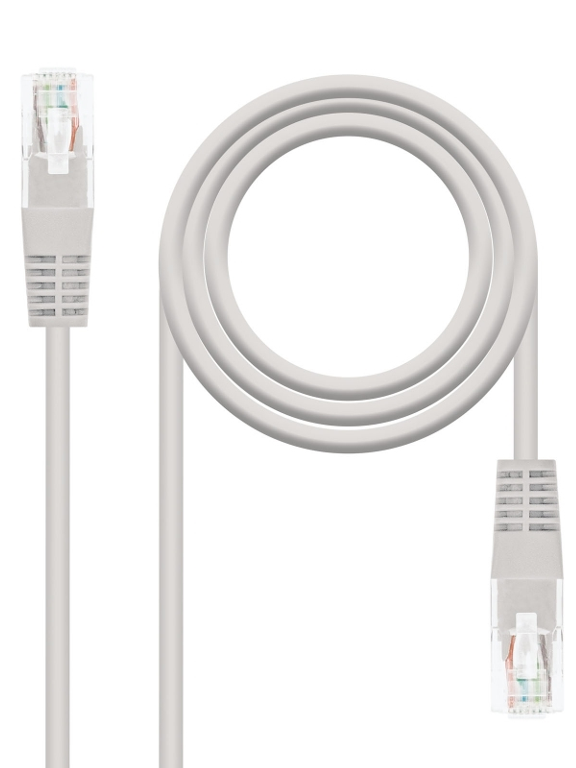 Nanocable Latiguillo Categoria 5 UTP 0,5 M Gris 1