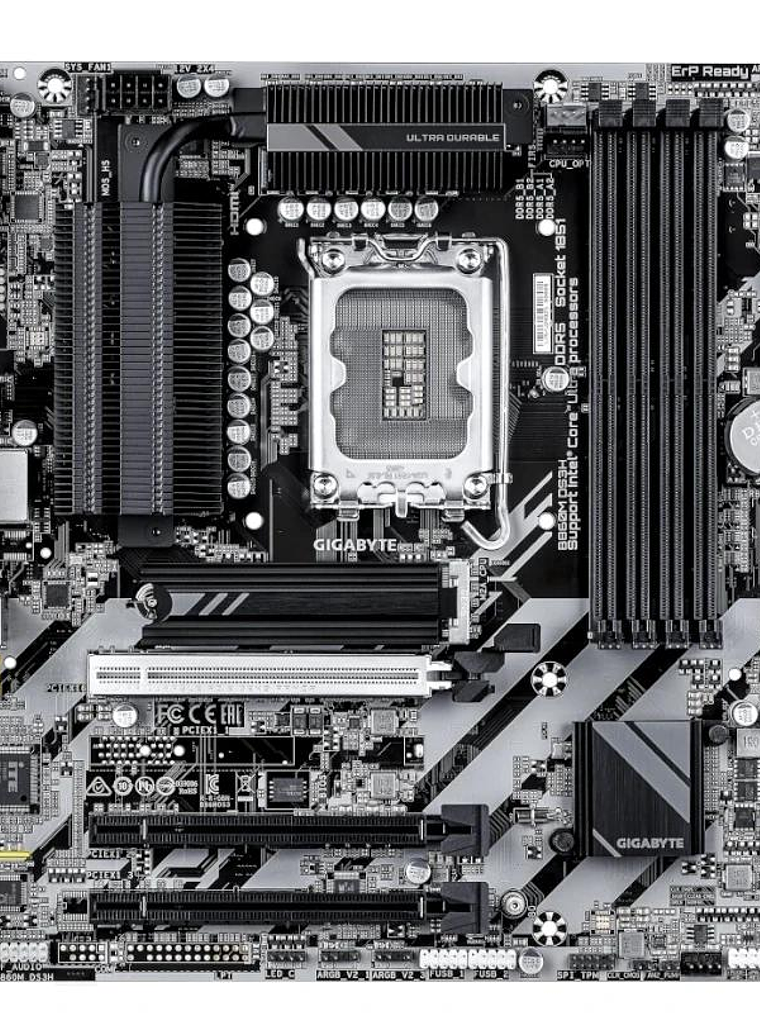 Gigabyte Placa Base B860M DS3H DDR5  mATX LGA1851 2