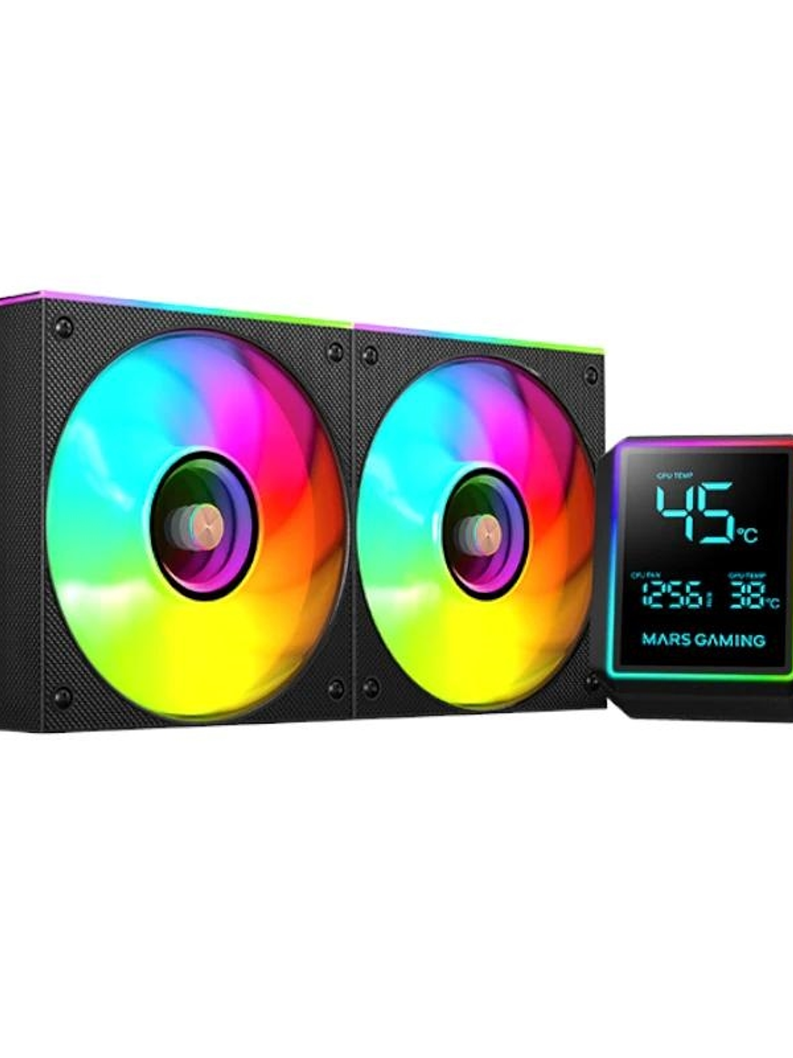 MARS GAMING Refrig. Líquida MLLCDPRO240 AIO Negro 1