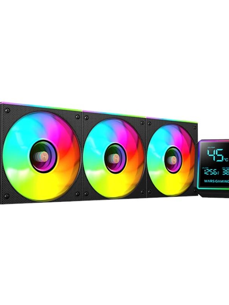 MARS GAMING Refrig. Líquida MLLCDPRO360 AIO NEGRO 1