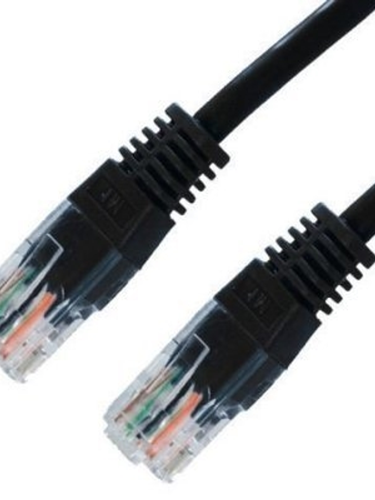 Nanocable Latiguillo Categoria 6 UTP 3 M Negro 1