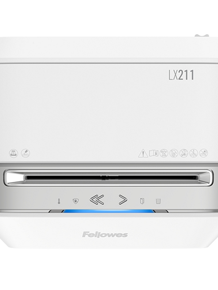 Fellowes Destructora LX211 Blanca microcor. 2x12mm 4